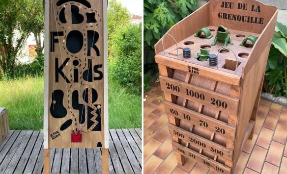 Après-midi loisirs : défis et jeux géants en bois