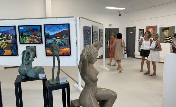 Exposition de peinture et sculpture