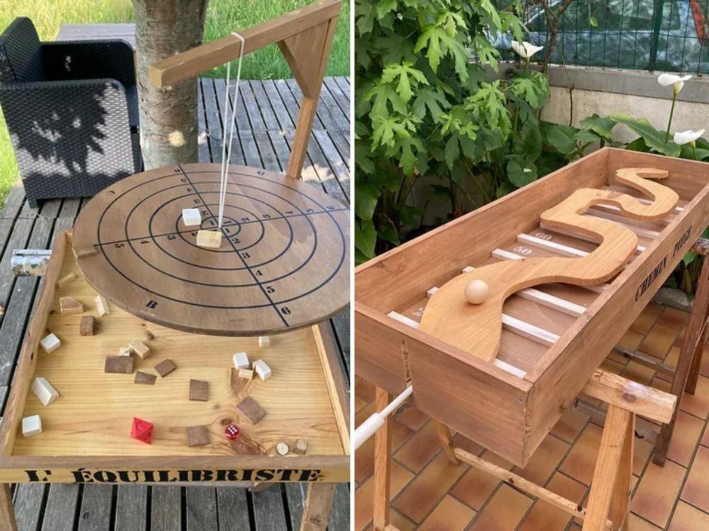 Après-midi loisirs : défis et jeux géants en bois
