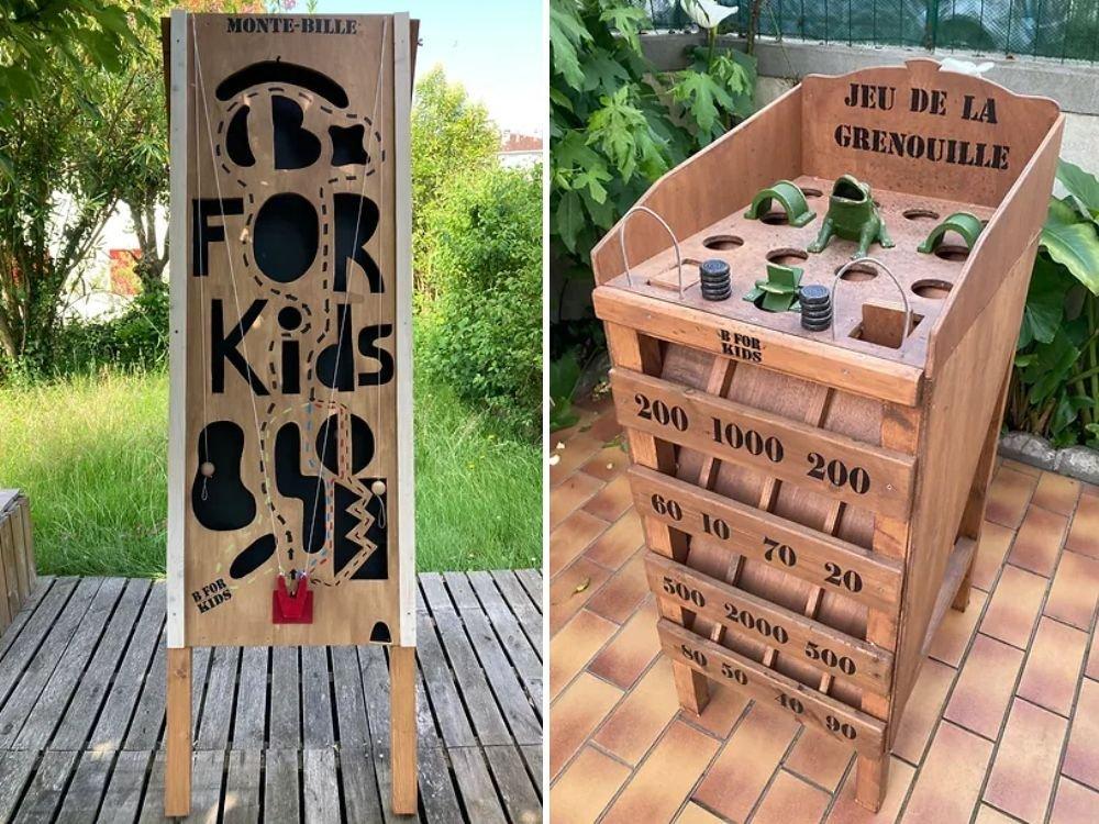 Après-midi loisirs : défis et jeux géants en bois