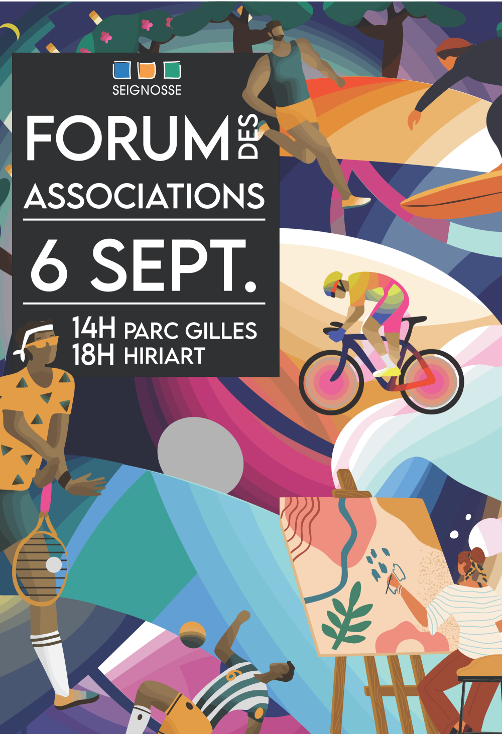 Affiche forum des associations 2025