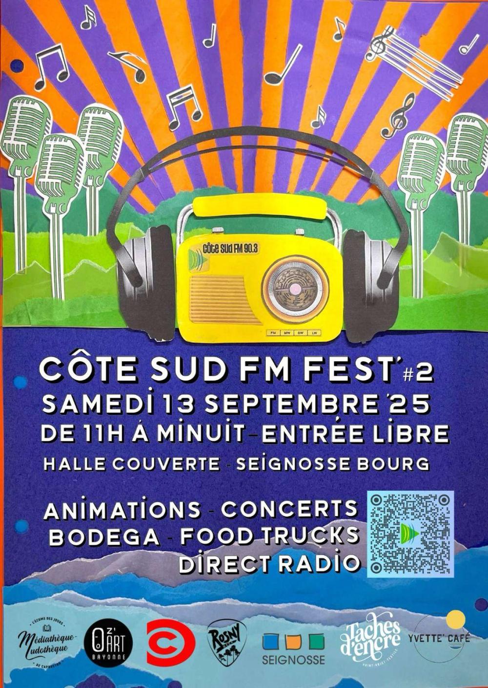 Affiche Cote sud FM Fest