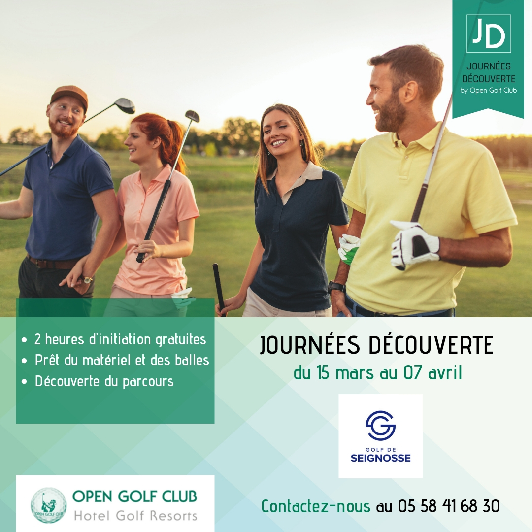 Journées Découverte Du Golf De Seignosse Ville De Seignosse